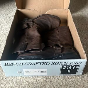 Frye Men’s Leather Harness Boots.